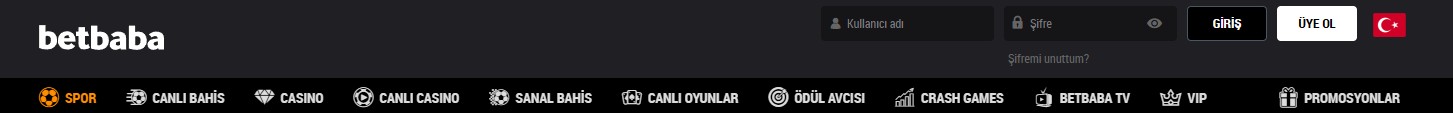 Betbaba bahis seçenekleri