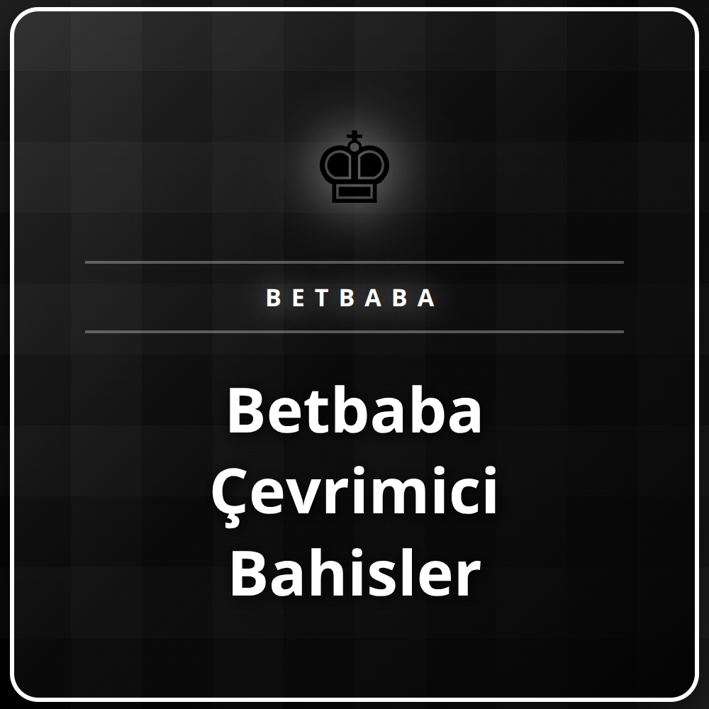 Betbaba çevrimici bahisler ekranında kazanan kupon ve spor ikonları