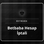 Betbaba hesap iptali sürecini gösteren bir dizüstü bilgisayar ekranı