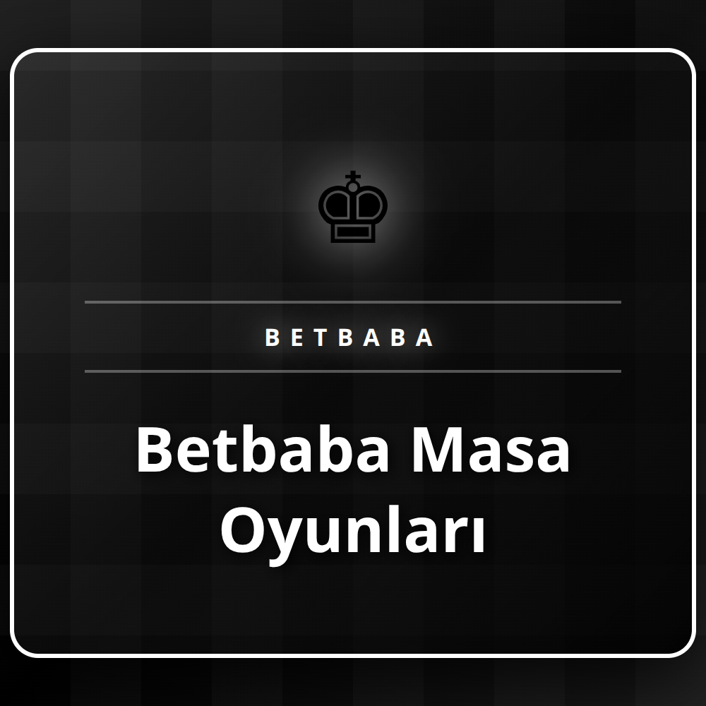 Klasik casino kartları ve zarları içeren Betbaba masa oyunları masası.