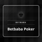 Betbaba Poker masasında kazanan bir el ve oyun kartları