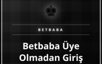 Betbaba platformuna üye olmadan giriş ekranını gösteren bir görsel