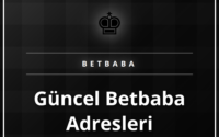 Dizüstü bilgisayarda açık olan güncel Betbaba adresleri sayfası.