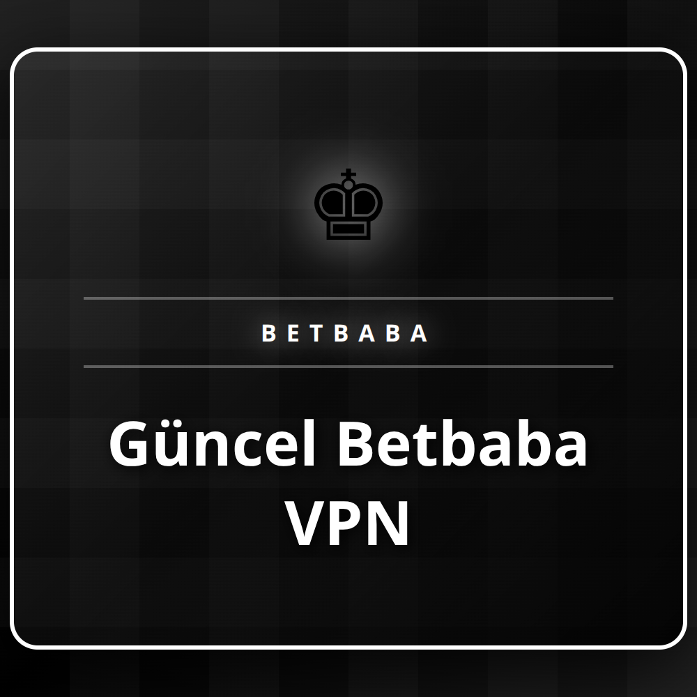 Bir dizüstü bilgisayar ekranında Güncel Betbaba VPN logosu.